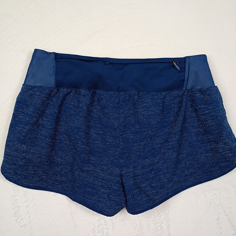 Adidas Supernova Climalite Running Shorts Navy Blue‎ Space Dye Womens Small 2in - Picture 2 of 6
